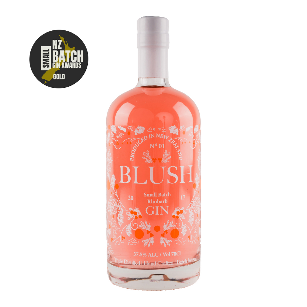 Blush Rhubarb Gin 700mL with award