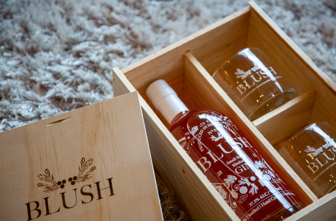 Blush Gin Gift Box & Glass Set